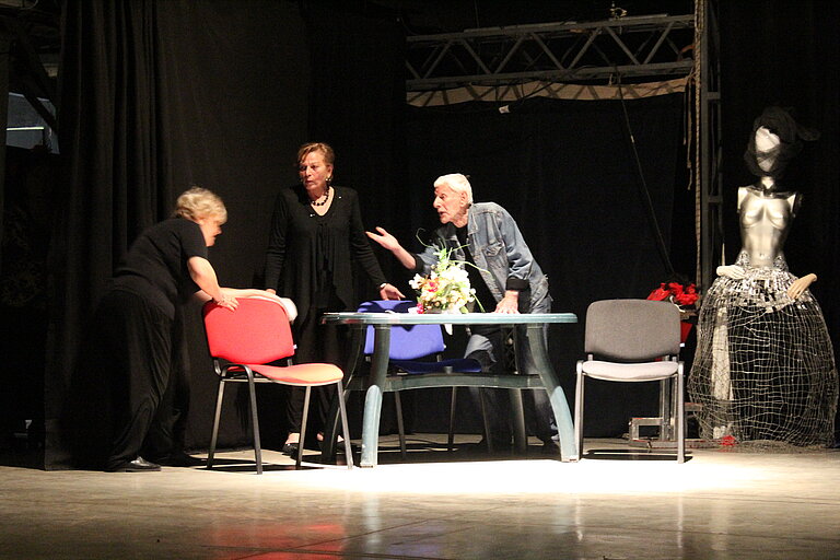 Forum theatere session at Adult Education Centre Leliani, DVV International Georgia