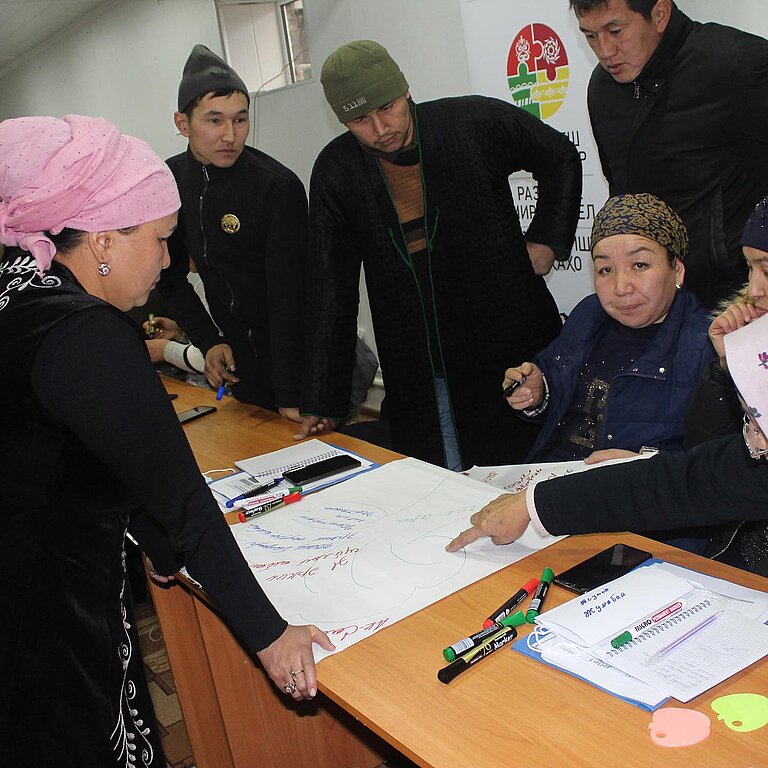 Training on effective methods of preventing and resolving conflicts, Batken (Kyrgyzstan)