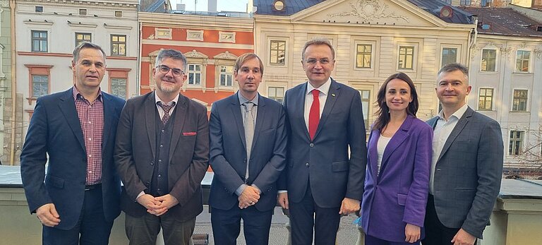 Meeting with the Mayor of Lviv, DVV International