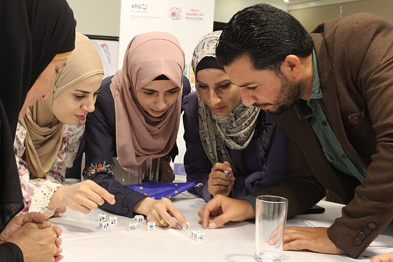 In September 2021, members of community centres participated in a training on the role of adult educators as cultural actors. The group included mainly participants of the digital CG course that took place in 2020. DVV International