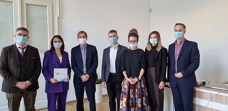 Meeting with the city administration Lviv, DVV International