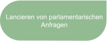 Lancieren von parlamentarischen Anfragen