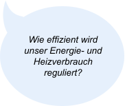Wie effizient wird unser Energie- und Heizverbrauch reguliert?