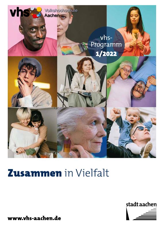 Programme booklet of the Volkshochschule Aachen  © vhs Aachen